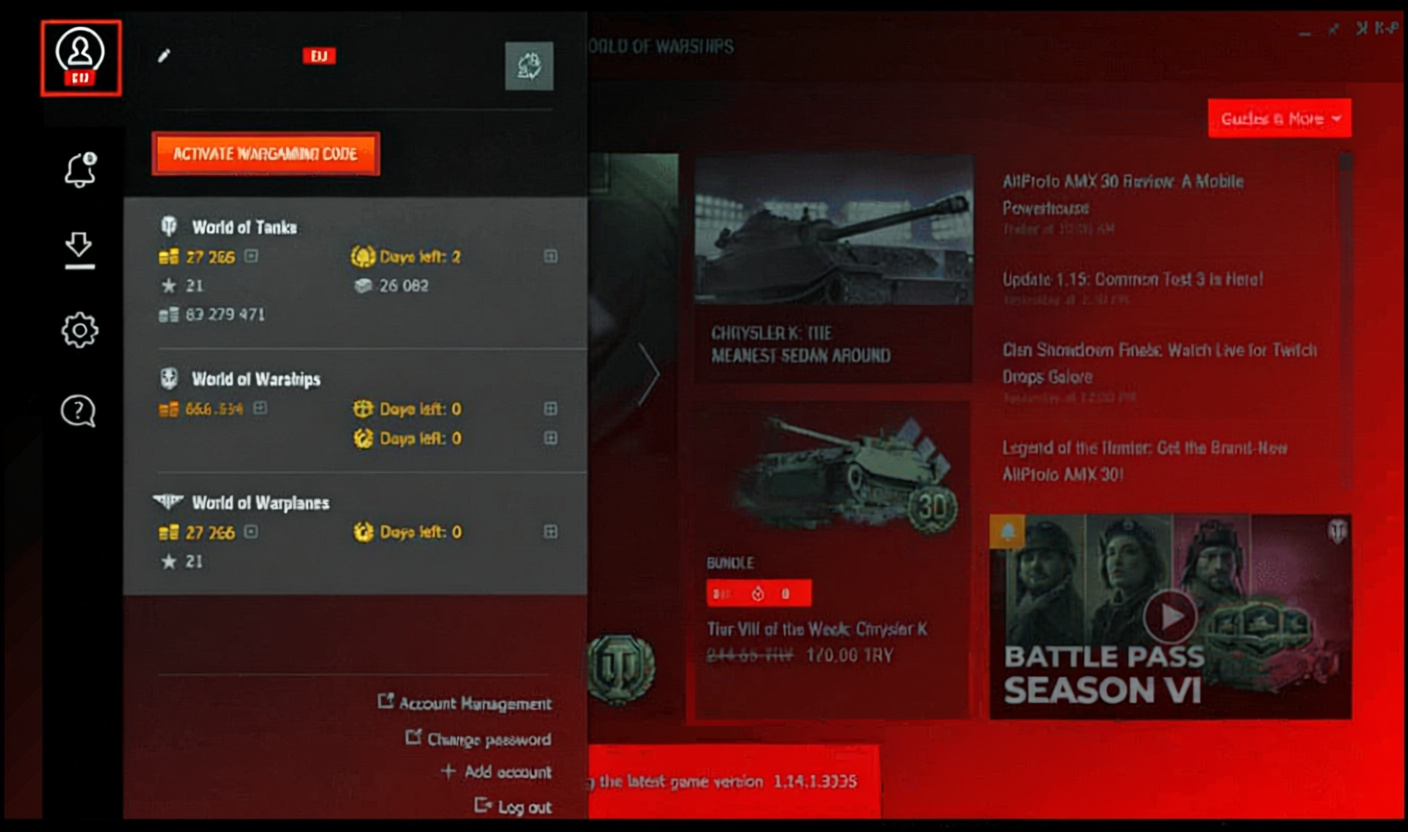 Redeem World of Tanks Blitz Codes